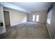 Spacious basement features patio doors that provide access to the outdoors and natural light at 3711 Club Nw Dr, Kennesaw, GA 30144