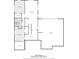 Second floor plan exhibiting bedrooms, Gathering room, garage, and walk in closets at 3711 Club Nw Dr, Kennesaw, GA 30144