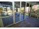 Relaxing screened porch overlooking the lake and golf course, perfect for outdoor dining and entertaining at 3711 Club Nw Dr, Kennesaw, GA 30144