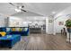 Open-concept layout seamlessly connects the living room, kitchen, and dining areas at 7417 Jennadee Dr, Fairburn, GA 30213