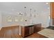 Open kitchen with granite countertops, stainless steel appliances and island at 2881 Grandin Way, Marietta, GA 30008