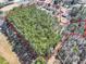 Aerial view of property with outline at 1891 Highway 81 E, Mcdonough, GA 30252