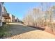 Sloped backyard with privacy and mature trees at 1868 Lakeview Bend Way, Buford, GA 30519