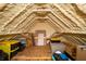 Unfinished attic space with pull-down stairs and great storage potential at 2195 Morgan Ne Rd, Marietta, GA 30066