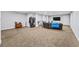 Spacious finished basement with a large sectional sofa and plenty of room for entertainment at 2195 Morgan Ne Rd, Marietta, GA 30066