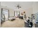 Bedroom with carpeted floors, large windows, and musical instruments at 2195 Morgan Ne Rd, Marietta, GA 30066
