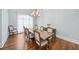 Elegant dining room with hardwood floors and a formal dining set at 2195 Morgan Ne Rd, Marietta, GA 30066