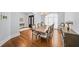 Formal dining room with hardwood floors, chandelier, and large table at 2195 Morgan Ne Rd, Marietta, GA 30066