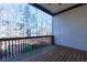 Deck with wood flooring offering wooded views at 2969 Rivergreen Se Ln, Atlanta, GA 30339