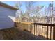 Wooden deck overlooking wooded area at 2969 Rivergreen Se Ln, Atlanta, GA 30339