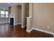 Spacious living room with hardwood floors and a fireplace at 2969 Rivergreen Se Ln, Atlanta, GA 30339