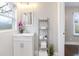 Bathroom with vanity, toilet, and shelving unit at 1084 Fairburn Nw Rd, Atlanta, GA 30331