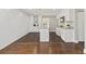 Modern kitchen with white cabinets and granite countertops at 1084 Fairburn Nw Rd, Atlanta, GA 30331