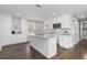 Updated kitchen featuring white cabinets and island at 1084 Fairburn Nw Rd, Atlanta, GA 30331