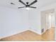 Bright bedroom with hardwood floors and ceiling fan at 2006 Augusta Se Dr, Marietta, GA 30067