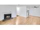 Spacious living room with hardwood floors and fireplace at 2006 Augusta Se Dr, Marietta, GA 30067