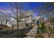 Striking modern home with unique architectural details and lush landscaping at 727 Berkeley Nw Ave, Atlanta, GA 30318