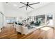 Spacious living room with an open layout, hardwood floors, and scenic views at 727 Berkeley Nw Ave, Atlanta, GA 30318