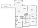 Detailed floor plan showcasing the layout of the home with kitchen, bedrooms, and living spaces at 5216 Old Mountain Ln, Powder Springs, GA 30127