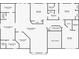 Detailed floor plan showcasing the layout of the home with primary bedroom, closet and bath spaces at 5216 Old Mountain Ln, Powder Springs, GA 30127