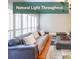 Comfortable living room featuring hardwood floors, large windows, and plush seating at 5430 Glenridge Vw # 1601, Sandy Springs, GA 30342