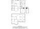 Two-story home floor plan, showing three floors and a garage at 1403 Shiloh Oak Dr, Loganville, GA 30052