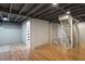Finished basement offering extra living space with hardwood floors at 15 E Georgia Ave, Emerson, GA 30137