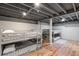 Finished basement with multiple bunk beds, perfect for guests at 15 E Georgia Ave, Emerson, GA 30137