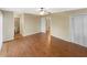 Main bedroom with hardwood floors and spacious closets at 4095 Maxanne Nw Dr, Kennesaw, GA 30144