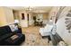 Open living and dining area with stylish furniture at 1906 Young Rd, Lithonia, GA 30058