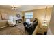 Spacious living room with comfy seating and a loft area at 1906 Young Rd, Lithonia, GA 30058