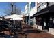 Local dining and shops with outdoor seating options and street parking at 2046 Harold Se Ave, Smyrna, GA 30080