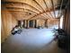 Unfinished basement with exposed framing and concrete floor at 2308 Hanover Woods Rd, Lithonia, GA 30058