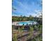 Inviting community pool with surrounding landscaping and seating at 2308 Hanover Woods Rd, Lithonia, GA 30058
