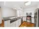 Modern kitchen with stainless steel appliances at 3777 Peachtree Ne Rd # 1234, Atlanta, GA 30319