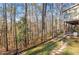 Wooded backyard with stone pathway and generator at 3964 Preston Ne Ct, Brookhaven, GA 30319