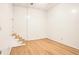 Finished basement room with hardwood floors and stairs at 3964 Preston Ne Ct, Brookhaven, GA 30319