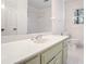 Clean bathroom, featuring a vanity and hexagon tile floor at 3964 Preston Ne Ct, Brookhaven, GA 30319