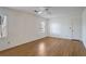 Bright bedroom with hardwood floors and large windows at 3964 Preston Ne Ct, Brookhaven, GA 30319