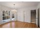 Breakfast room with hardwood floors and access to back deck at 3964 Preston Ne Ct, Brookhaven, GA 30319