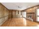 Spacious living room with built-in shelving and a brick fireplace at 3964 Preston Ne Ct, Brookhaven, GA 30319