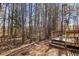 Deck and wooded backyard at 849 Hillandale Ln, Lithonia, GA 30058