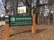 Greenprints Regional Trailway System Sign for Noonday Creek Trail at 107 Winsome Way, Woodstock, GA 30188