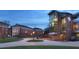 An exterior architectural view of the brick East Commons dormitory building on campus at 120 Asher Dr, Carrollton, GA 30116