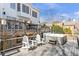 Multi level backyard deck shows a hot tub with an amazing view of the wooded area at 775 River Cliff Ct, Suwanee, GA 30024