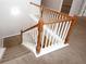 Staircase with wood and white railings leading to upper level at 3301 Cascade Parc Blvd, Atlanta, GA 30311