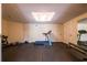 Workout room with exercise equipment and rubberized floor at 2240 Palmour Ct, Atlanta, GA 30337