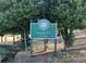 Green sign for Barrett Park at 2240 Palmour Ct, Atlanta, GA 30337
