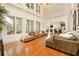 Spacious living room with hardwood floors and an abundance of natural light at 110 Robinwood Ct, Fayetteville, GA 30214