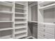 Bright and spacious custom closet with shelves and drawers at 2769 Peachtree Ne Rd # 10, Atlanta, GA 30305